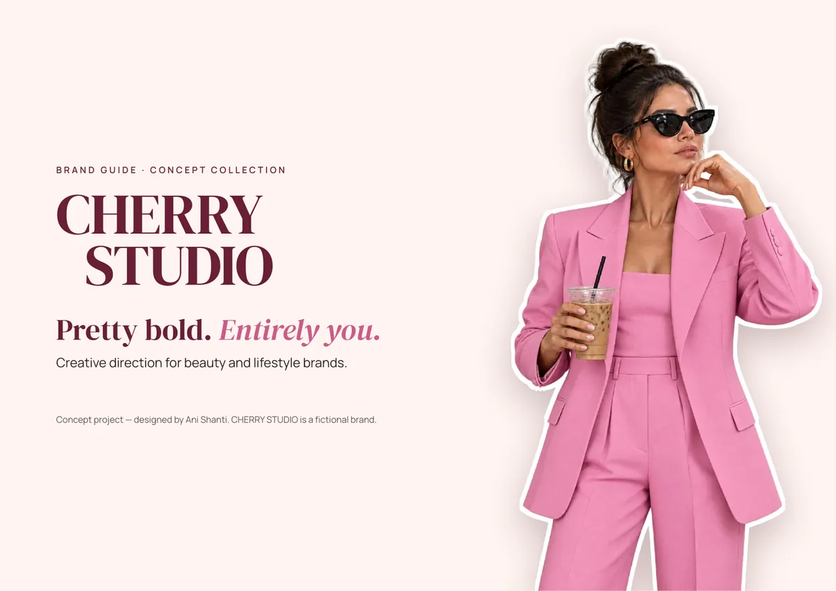 CHERRY STUDIO brand guide cover